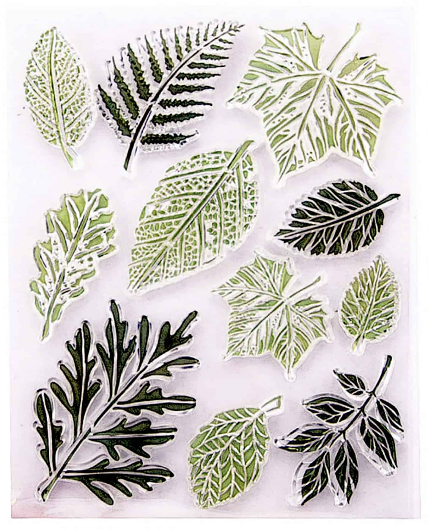 Silicone Stamp "Leafs" (13509)