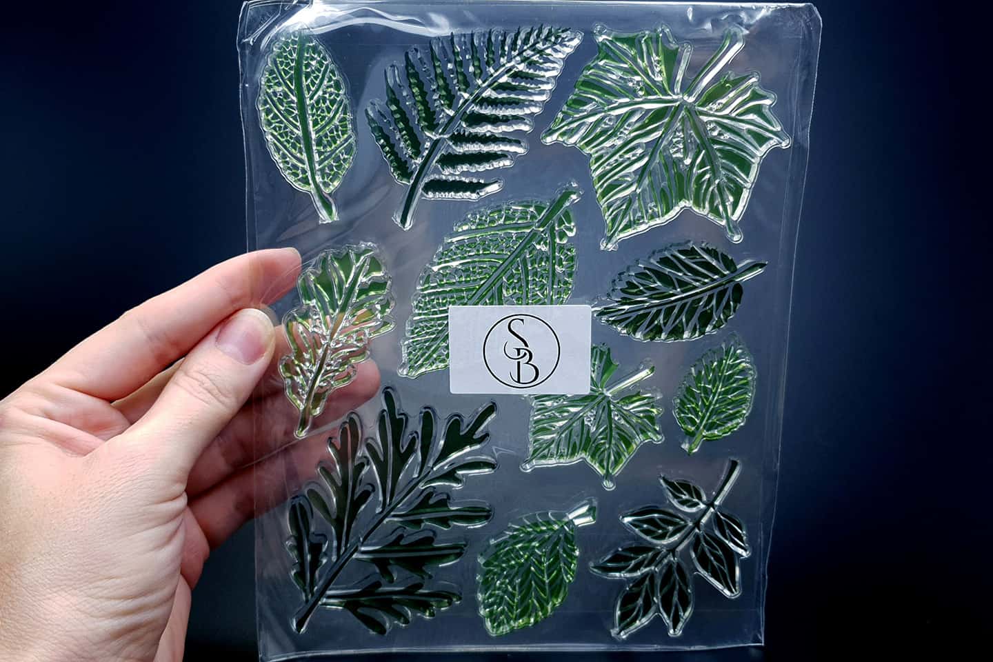 Silicone Stamp "Leafs"