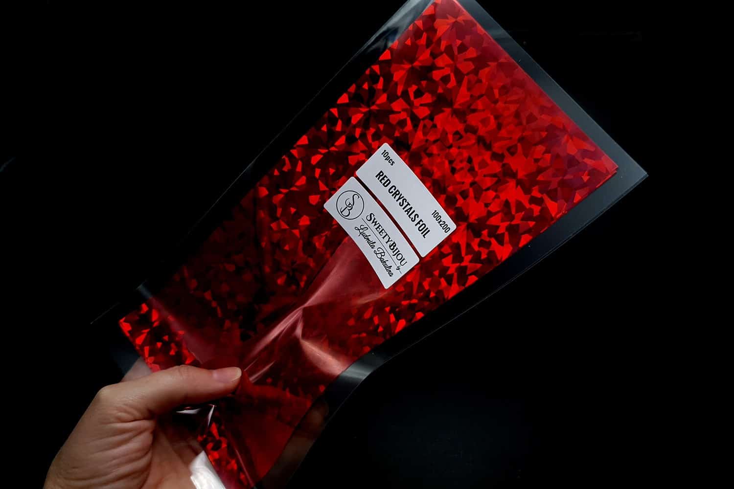 Red Crystal Foil (10 pcs) (12354)
