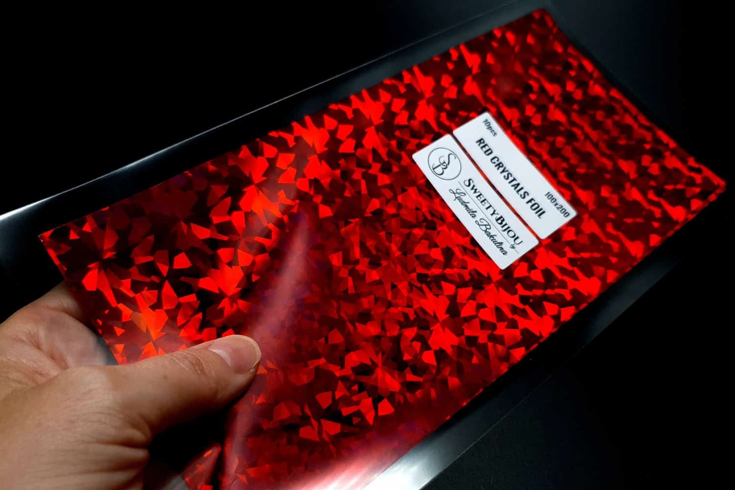 Red Crystal Foil (10 pcs) (12355)