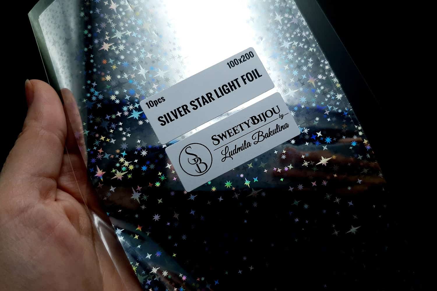 Silver Star Light Foil (10 pcs) (12330)
