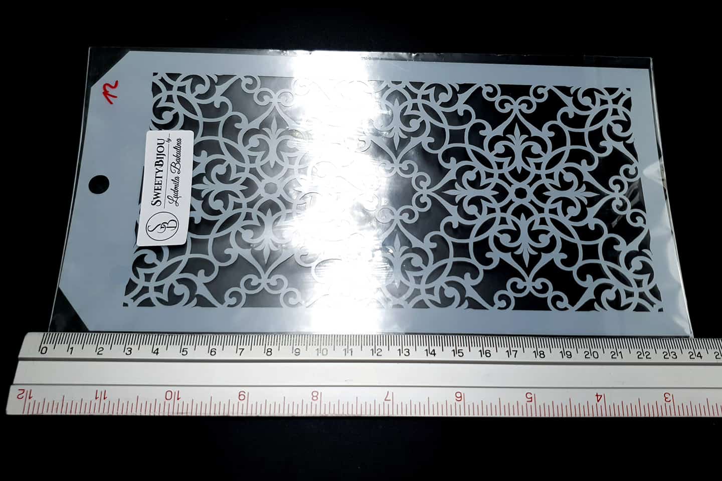 Flowered Moroccan Pattern (12x24cm) (16939)