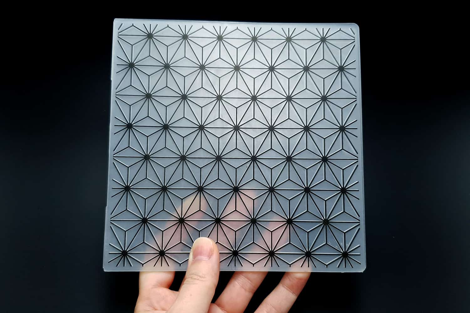 Geometric Flowers 2 - plastic texture (19924)
