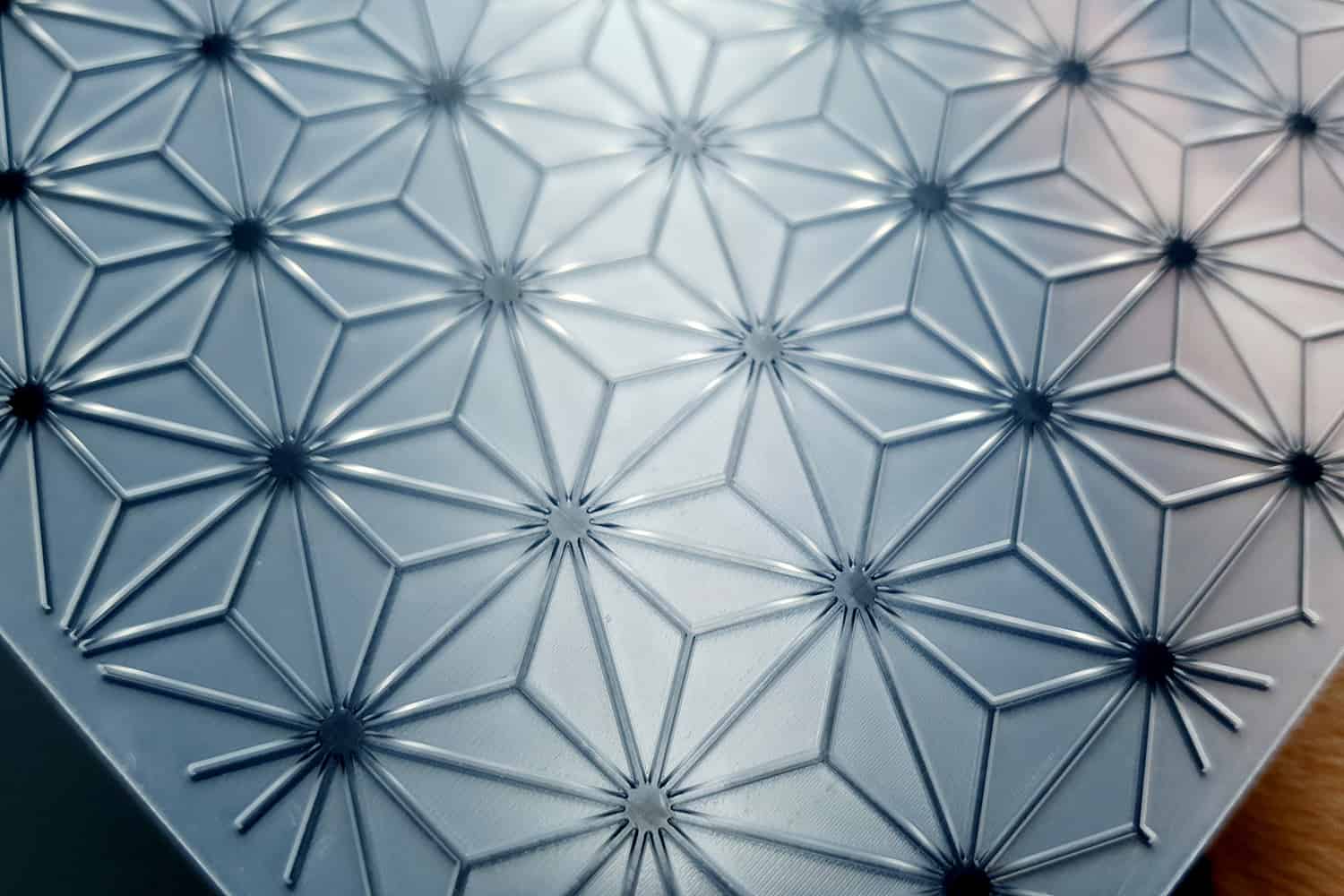 Geometric Flowers 2 - plastic texture (19935)