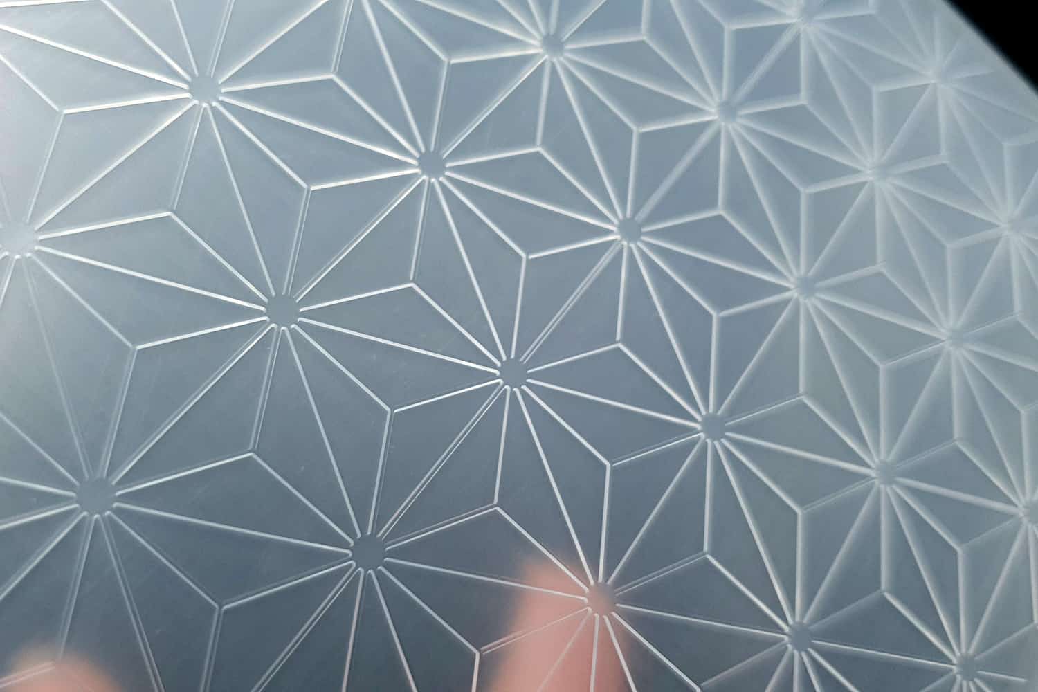 Geometric Flowers 2 - plastic texture (19936)