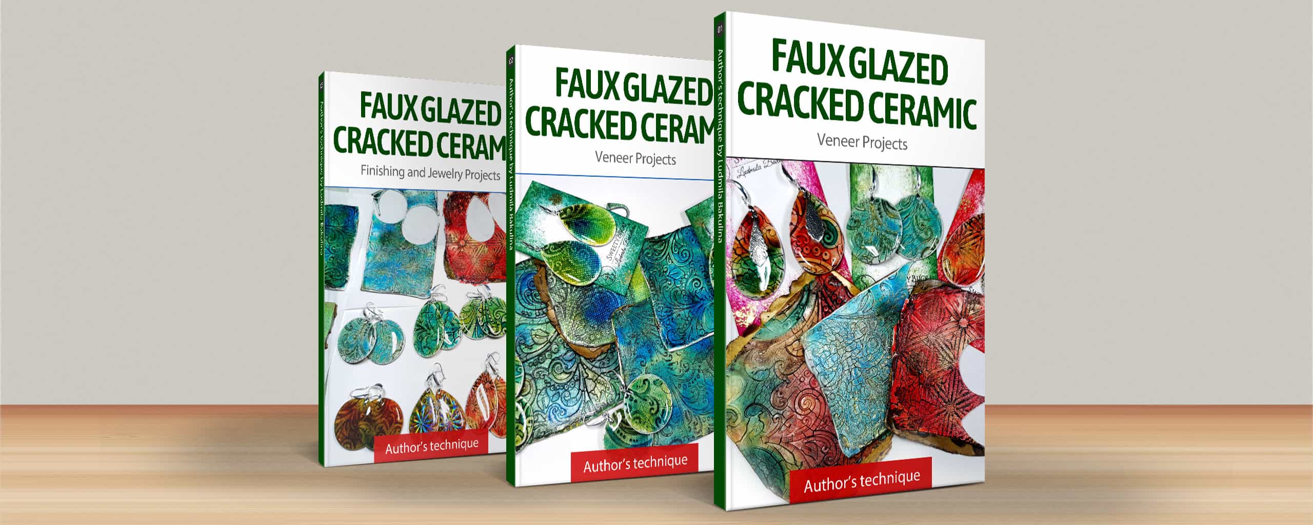 Faux Glazed Cracked Ceramic - Surface Technique #20894