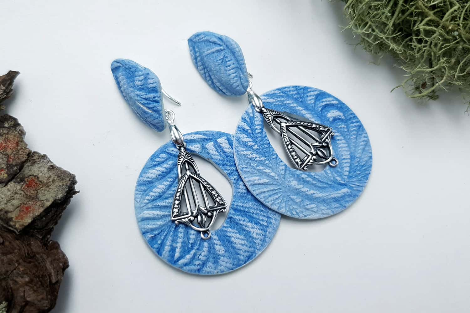 Jewelry from "Faux Jeans/Denim Fabric" course for your inspiration #11