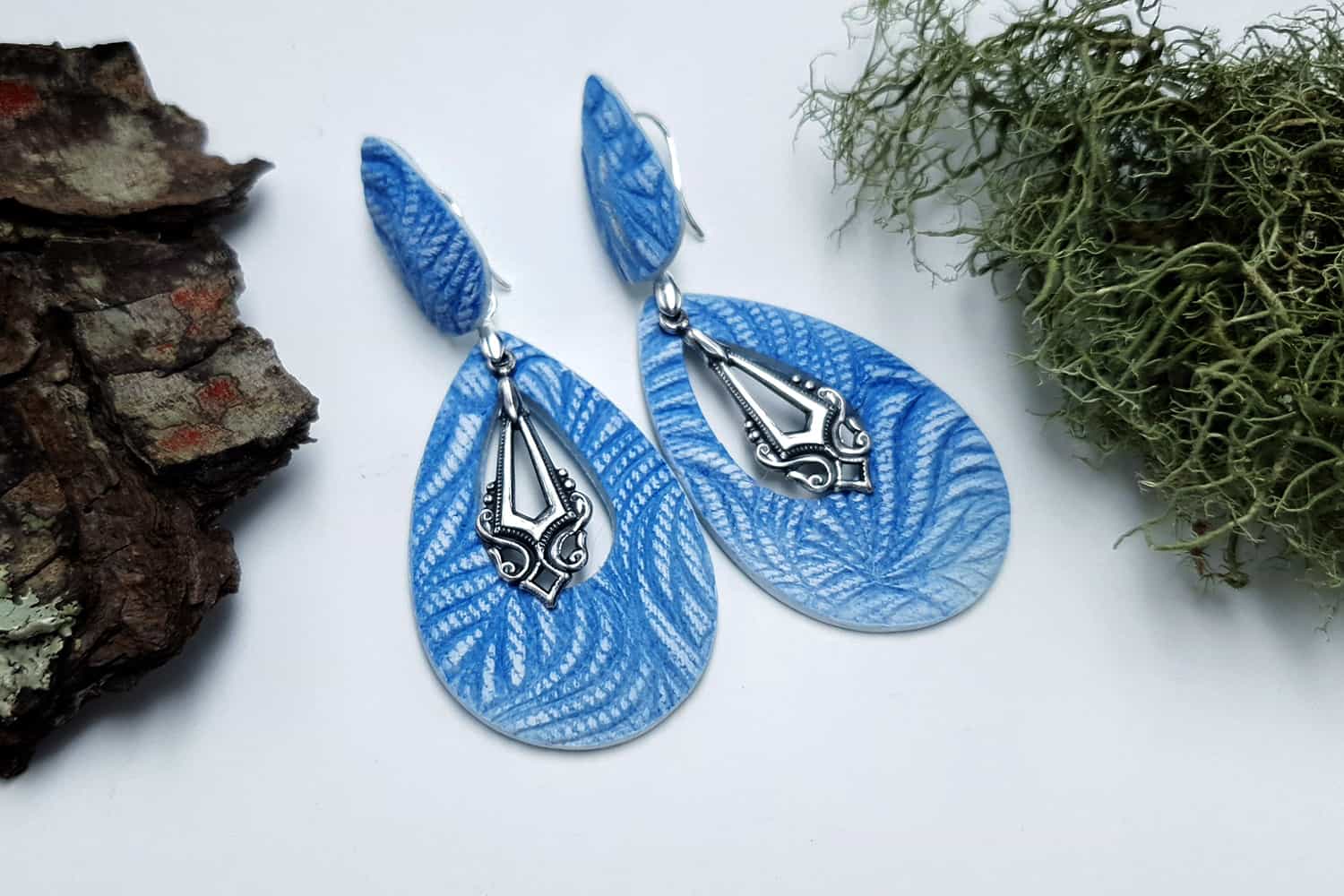 Jewelry from "Faux Jeans/Denim Fabric" course for your inspiration #9