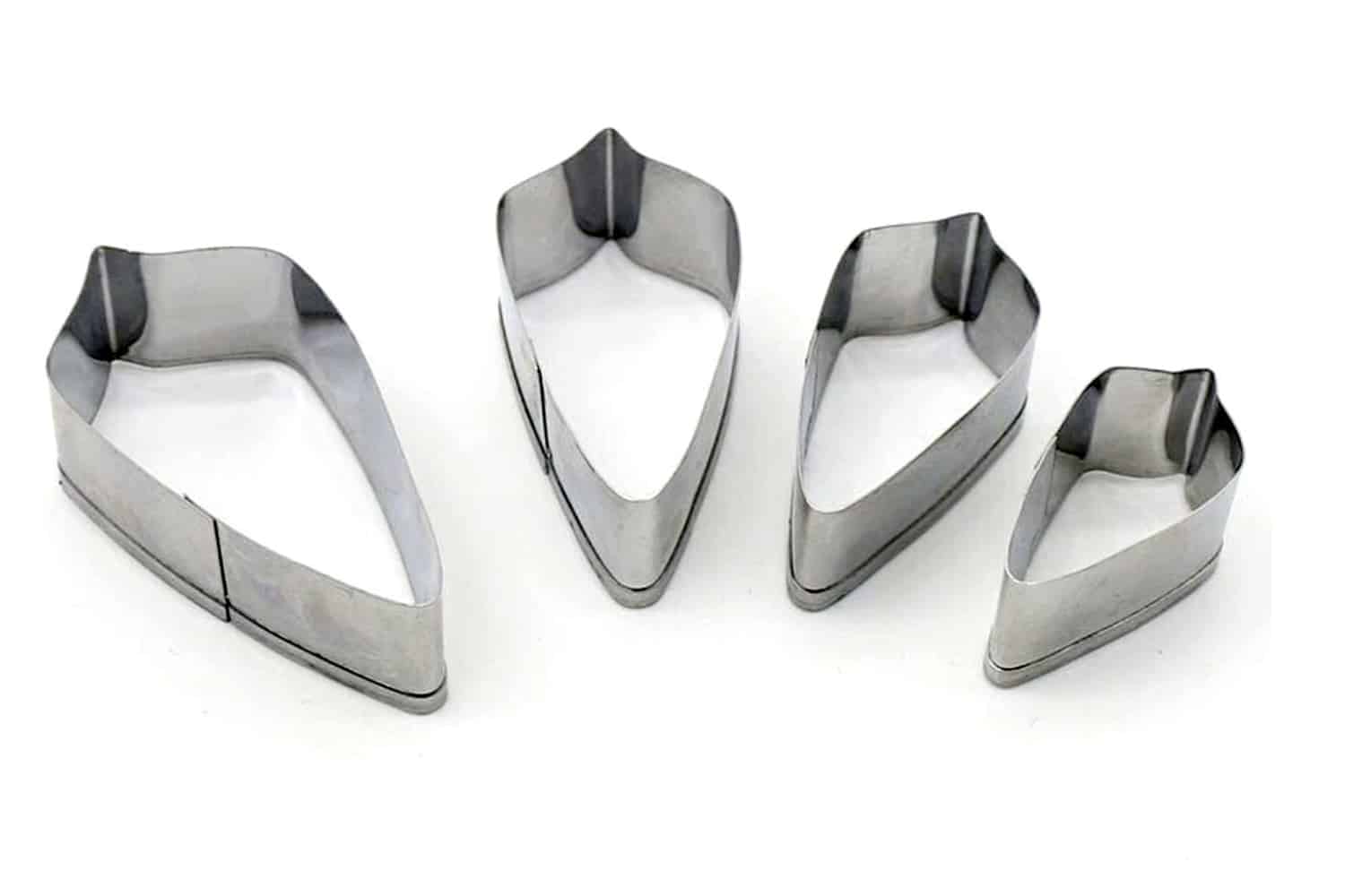4-pcs Stainless steel shape cutters (22067)