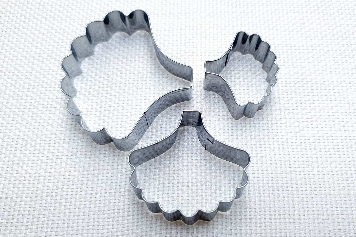 3-pcs Stainless steel broccoli shape cutters (22053)