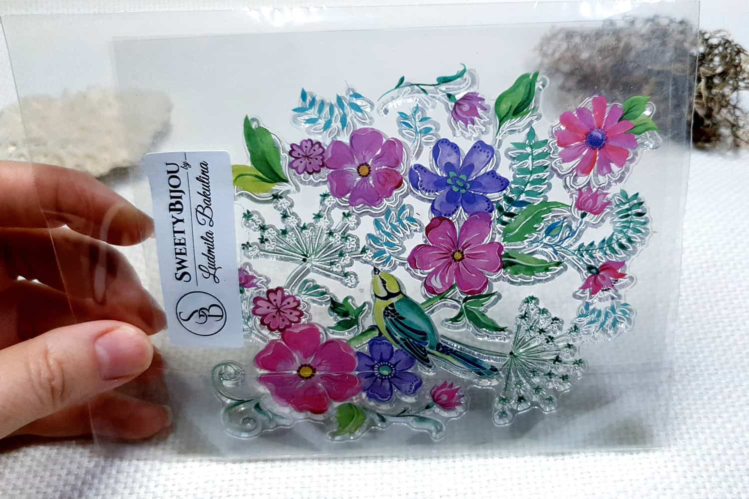 Flowers - Clear Silicone Stamp (22502)