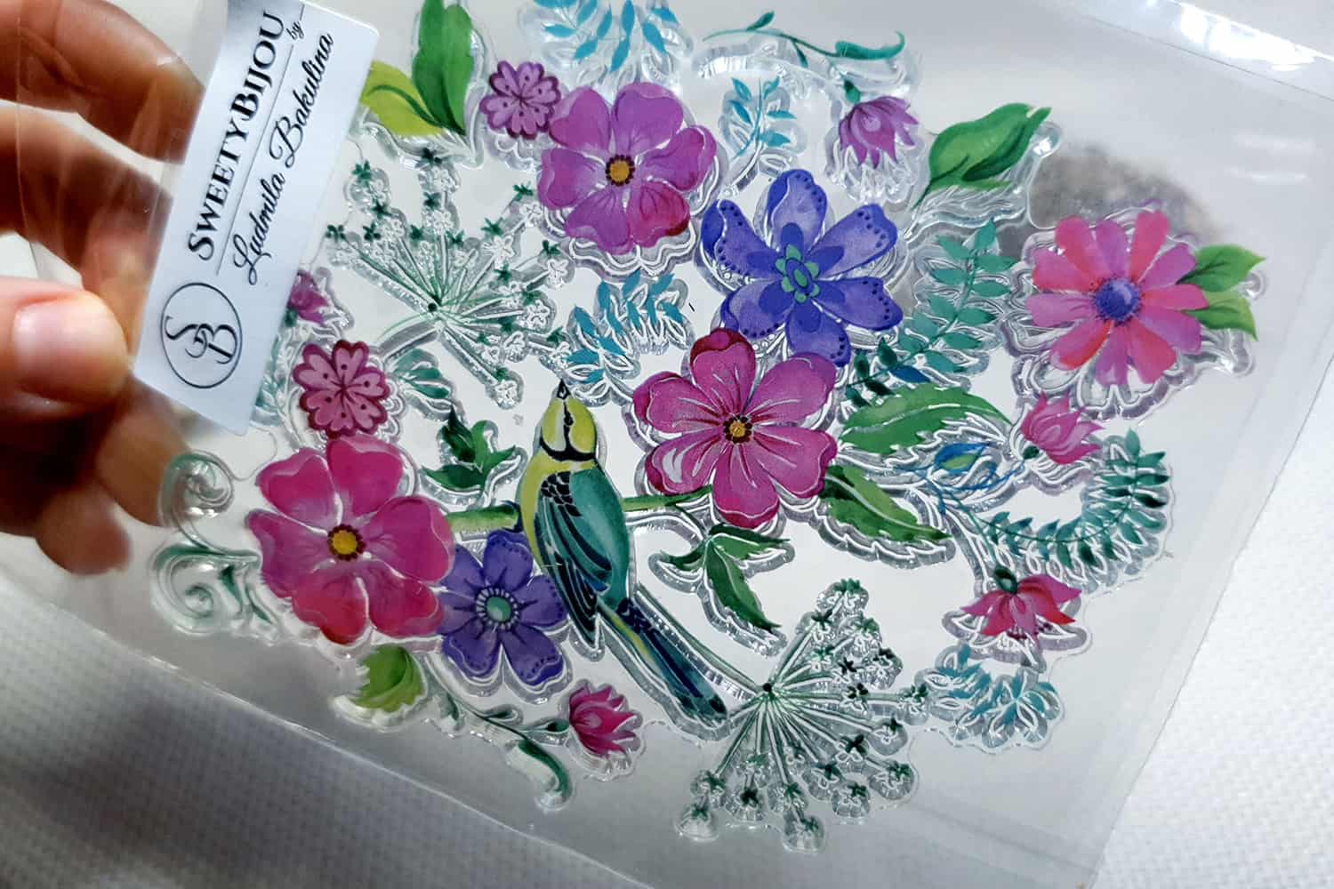 Flowers - Clear Silicone Stamp (22504)