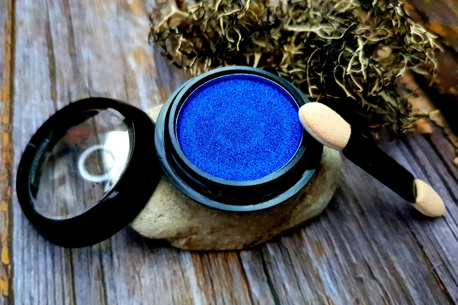 Solid pigment powder, winter sky blue, metal effect (25632)
