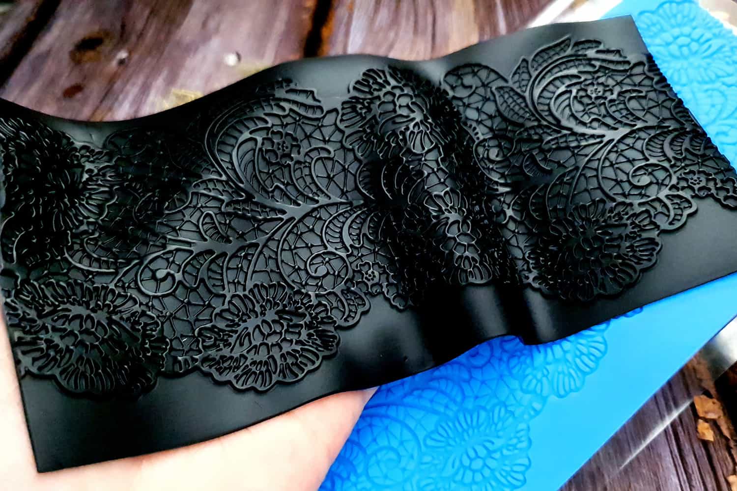 Detailed Flowers Lace Silicone Texture (25536)
