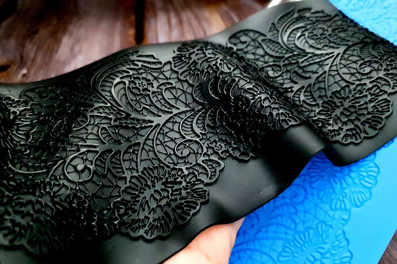 Detailed Flowers Lace Silicone Texture (25538)