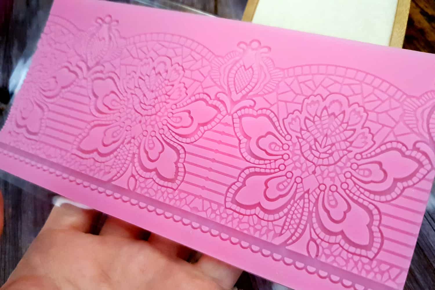 Flower Lace Silicone Texture (25540)