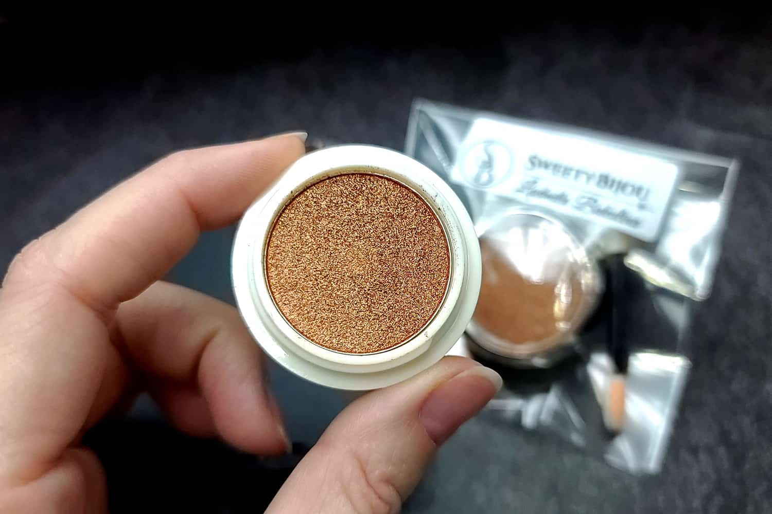 Solid copper powder with metal+chrome effect pigment #27354