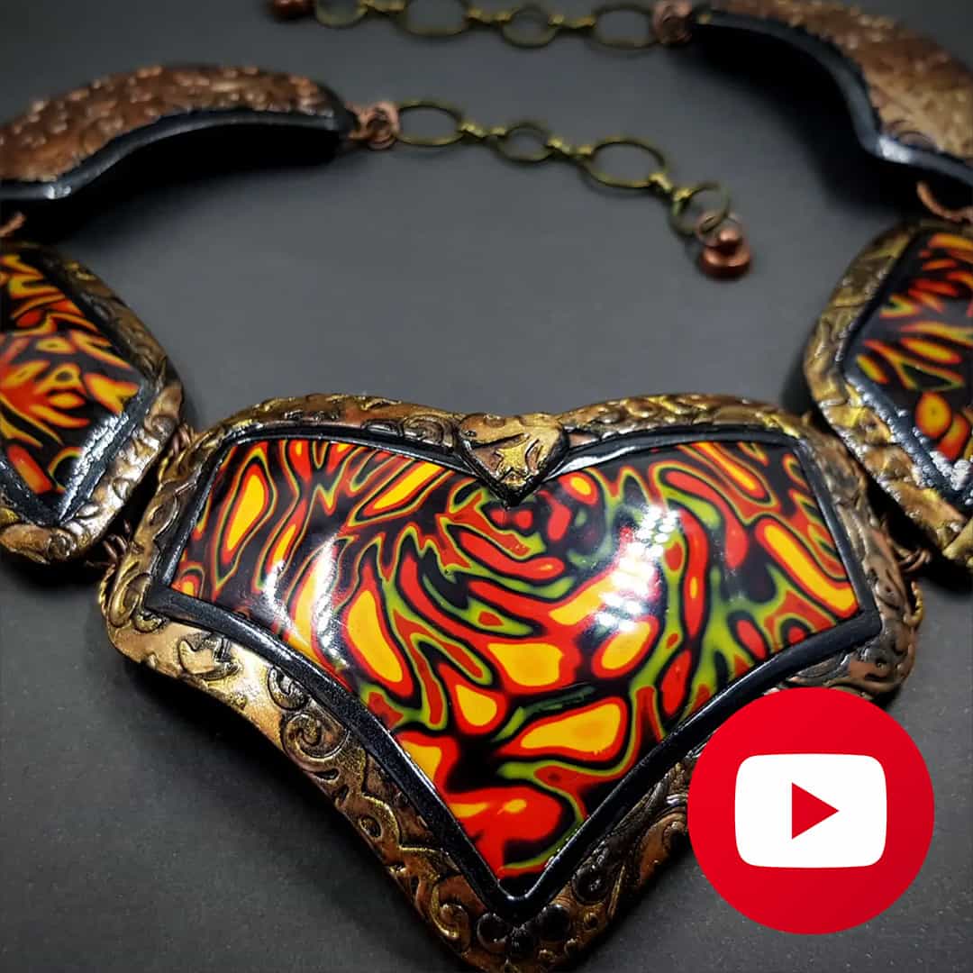 How to make a polymer clay necklace (26984)