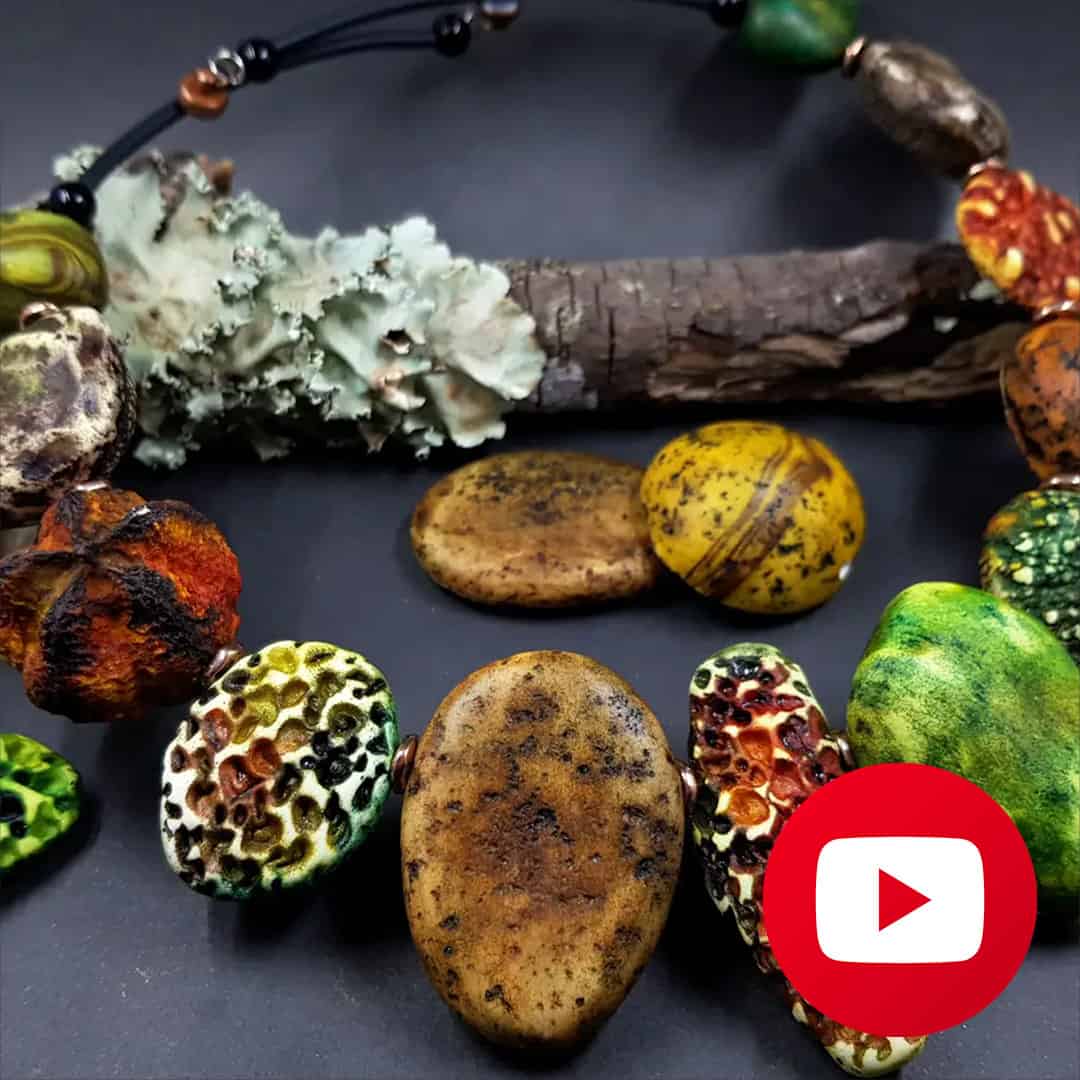 How to make river stones necklace (31619)