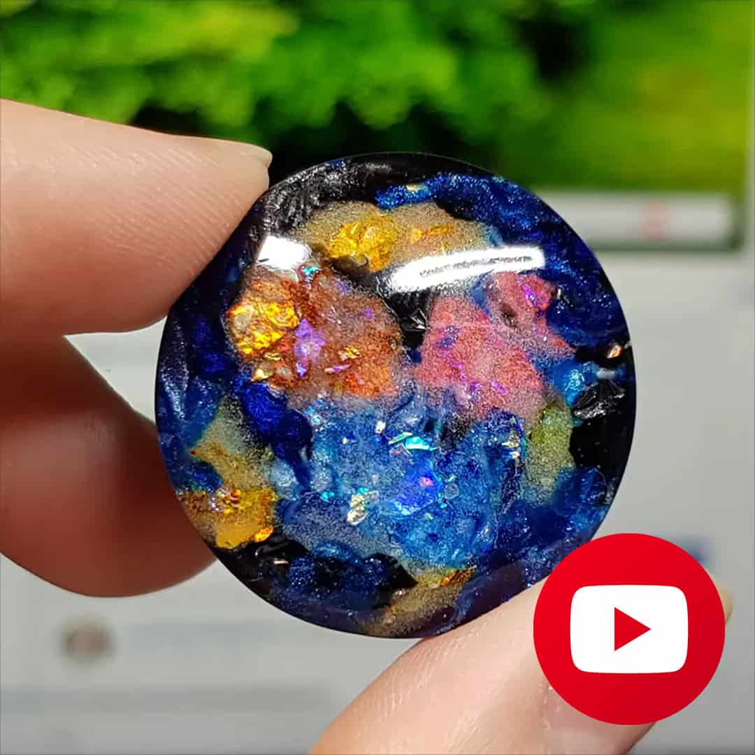 How to make Super Realistic Opal stone imitation #27036