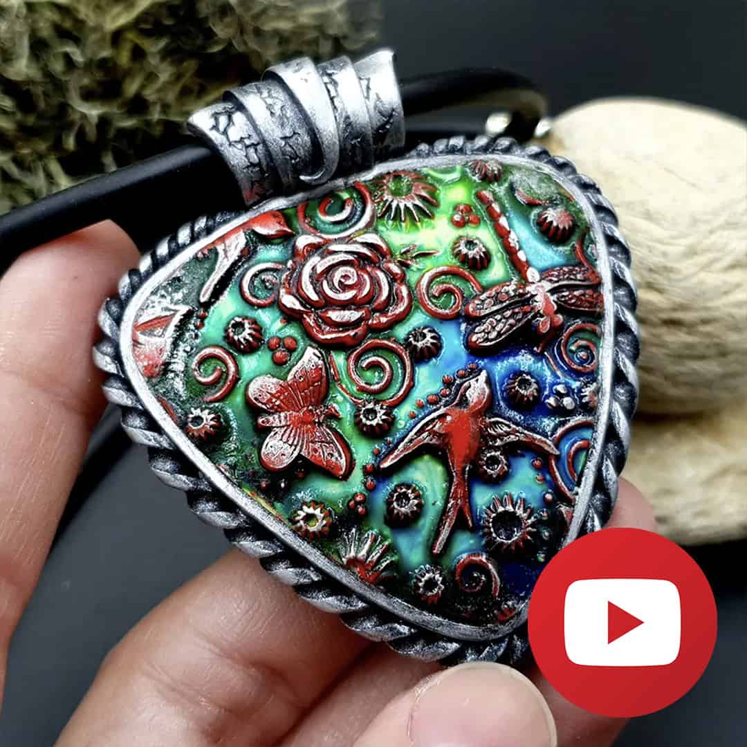 How to make a spring pattern pendant #26259