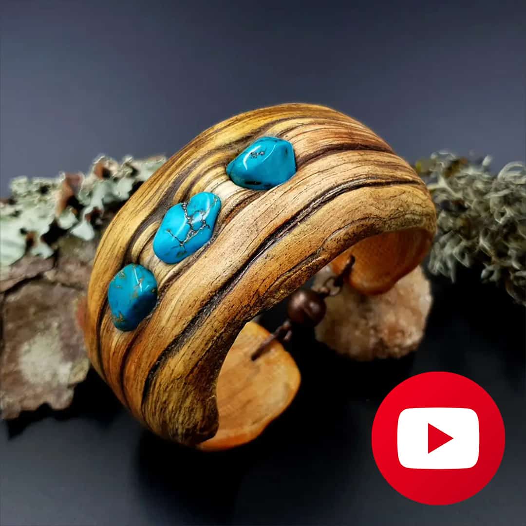 How to make polymer clay faux driftwood bracelet (26629)