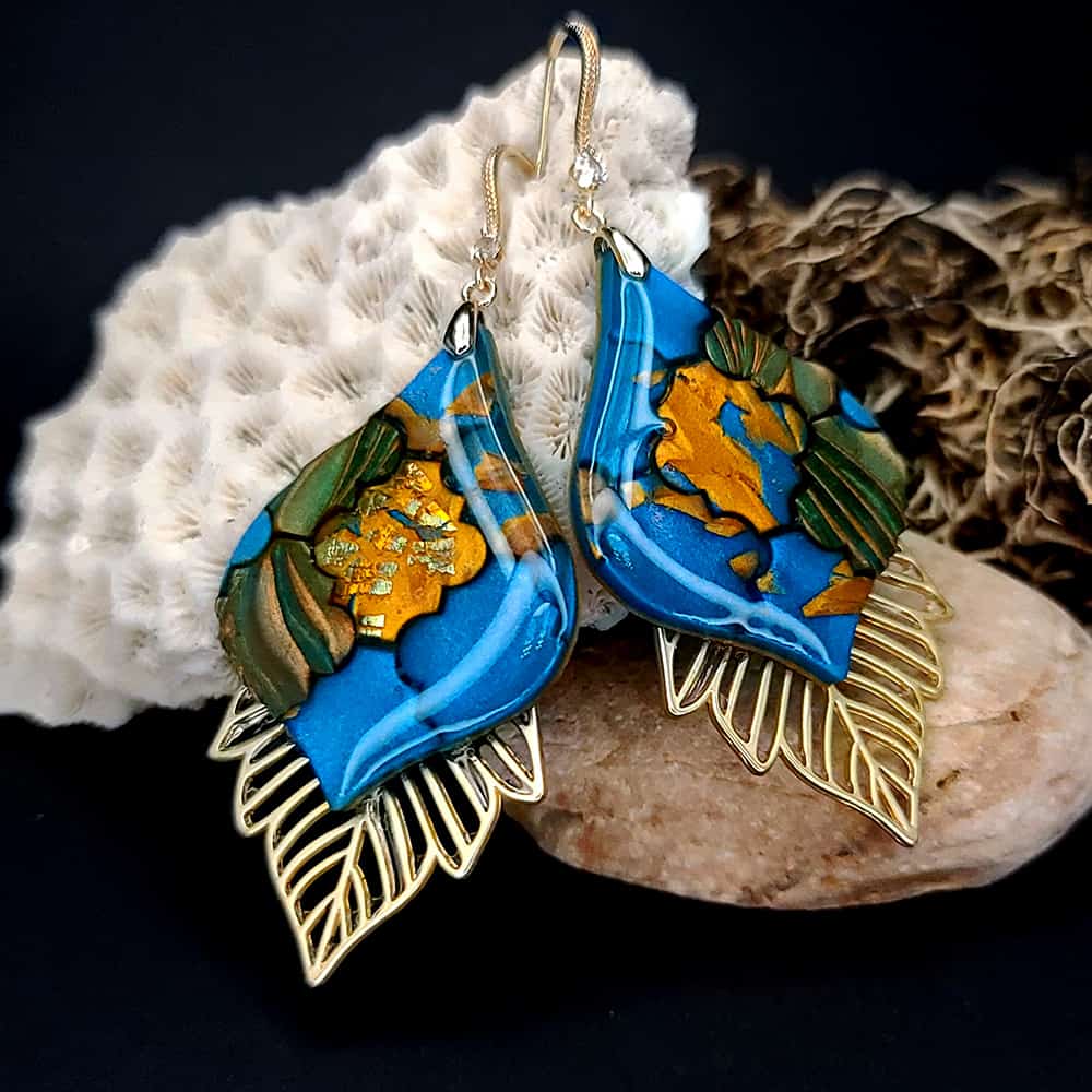 Romantic Earrings "Moroccan Mosaic" #28824