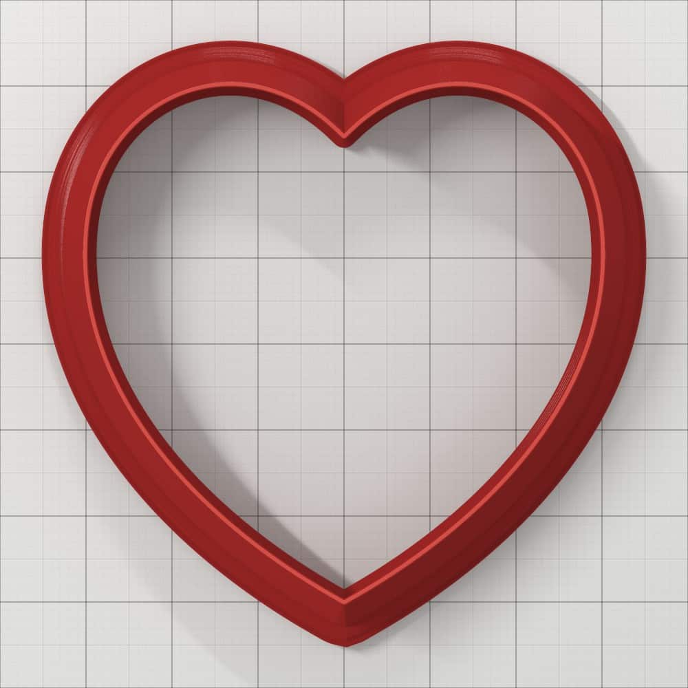 Set of 5 cutters: HEART#10 (33729)
