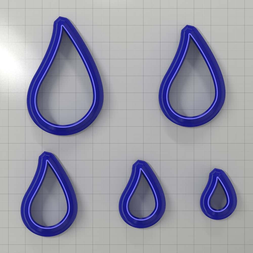 Set of 5 cutters: DROPS#48 Right (33356)