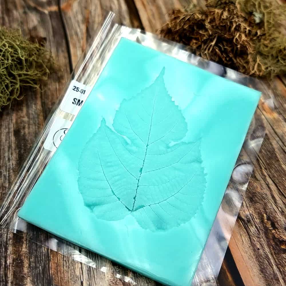Detailed Leaf - Handmade texture-mold of real leaf (35971)