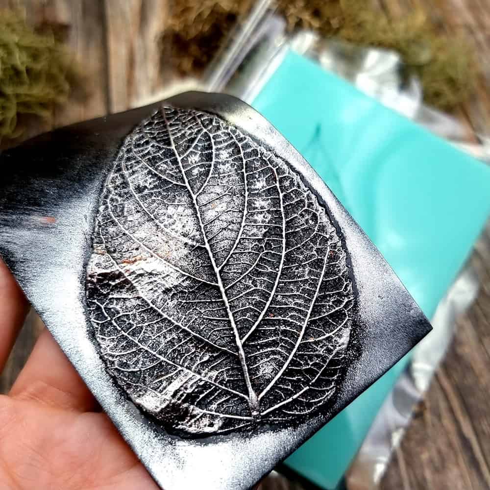 Detailed Sharp Leaf - Handmade texture-mold of real leaf (36042)