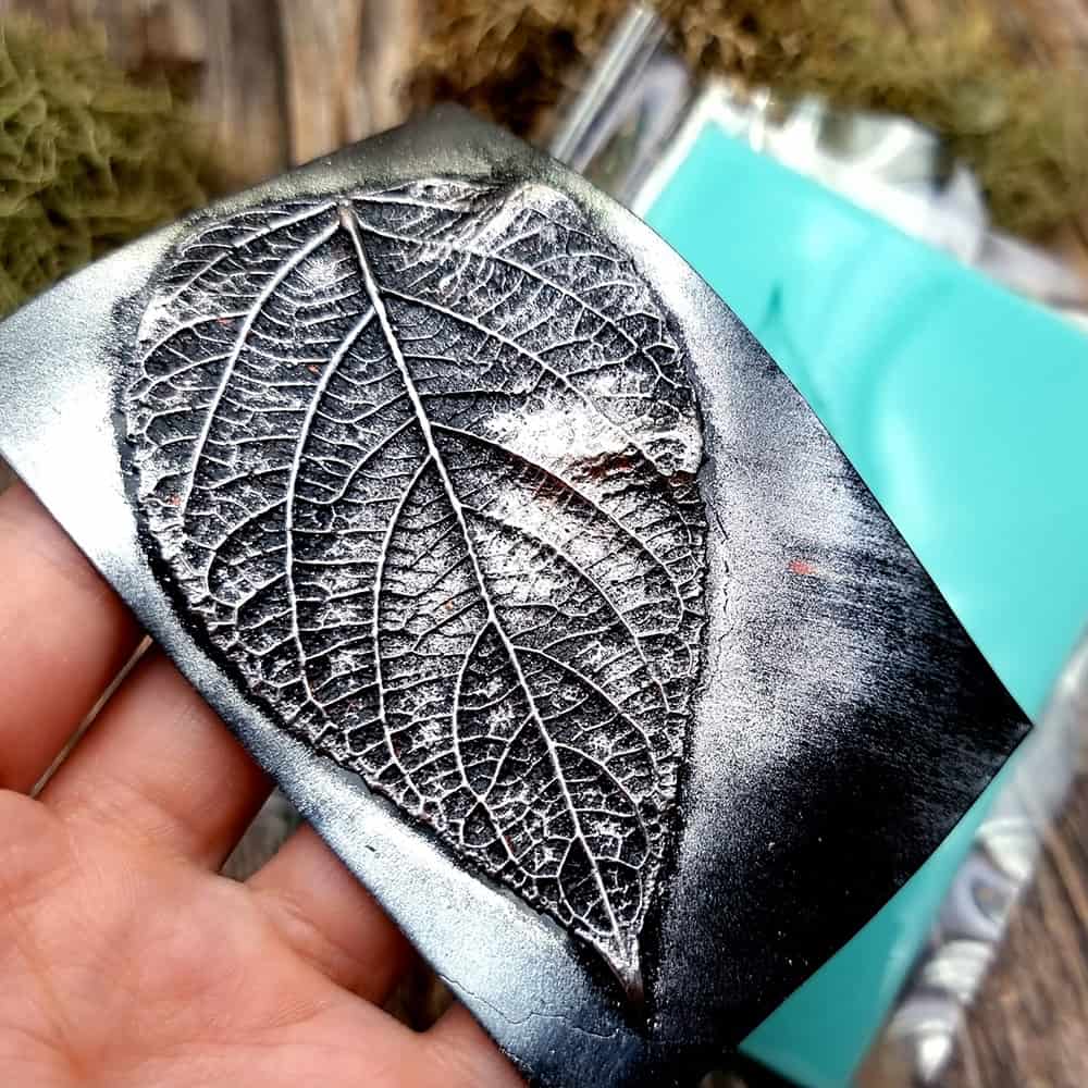 Detailed Sharp Leaf - Handmade texture-mold of real leaf #36061