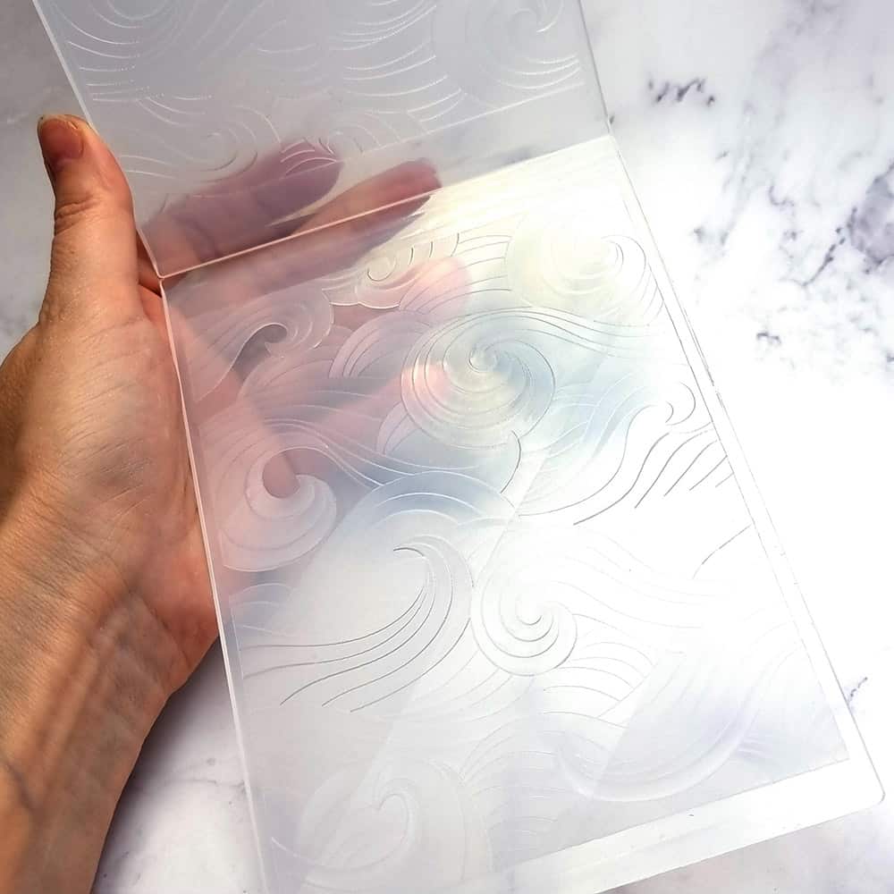 Plastic Folder Texture "Perfect Waves" (39941)