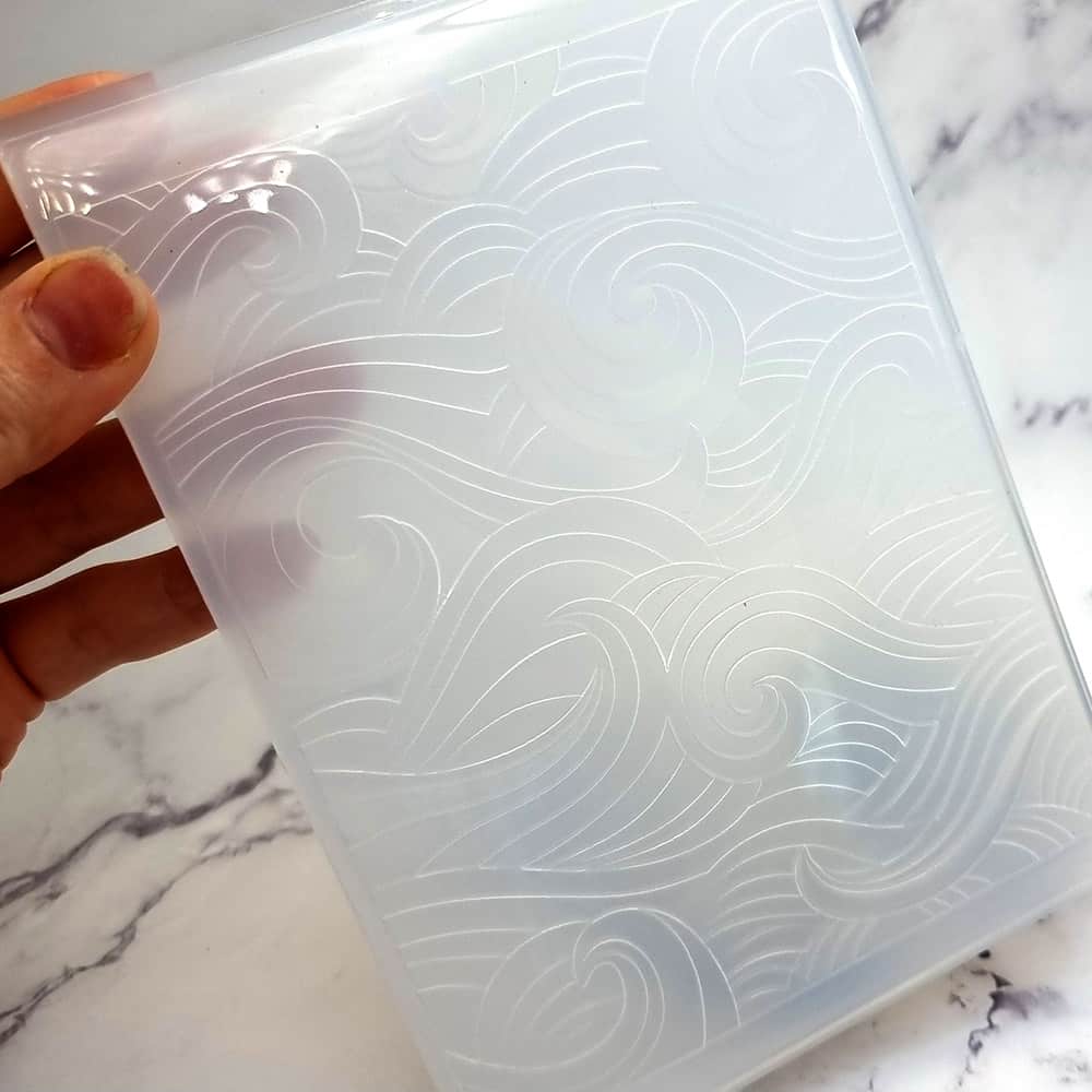 Plastic Folder Texture "Perfect Waves" (39955)