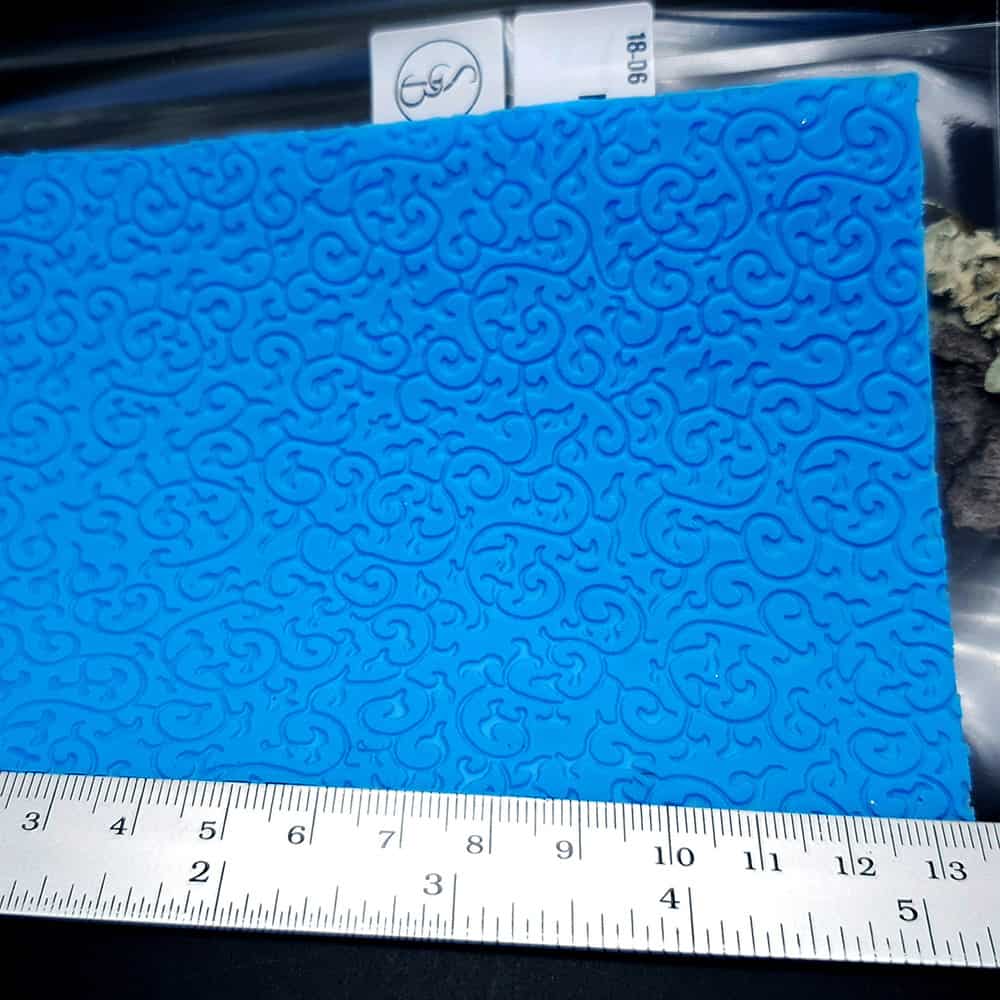 Floral - Silicone Texture, 135x95mm, Small (41158)