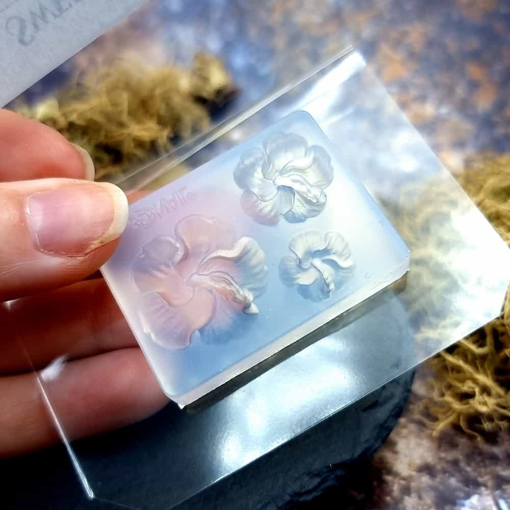 Hibiscus Flowers - Clear Silicone mold #41459