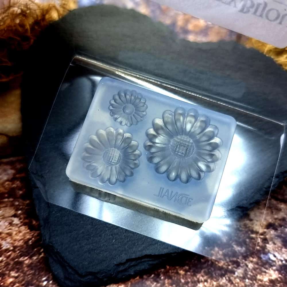 Chamomile Flowers - Clear Silicone mold (41458)