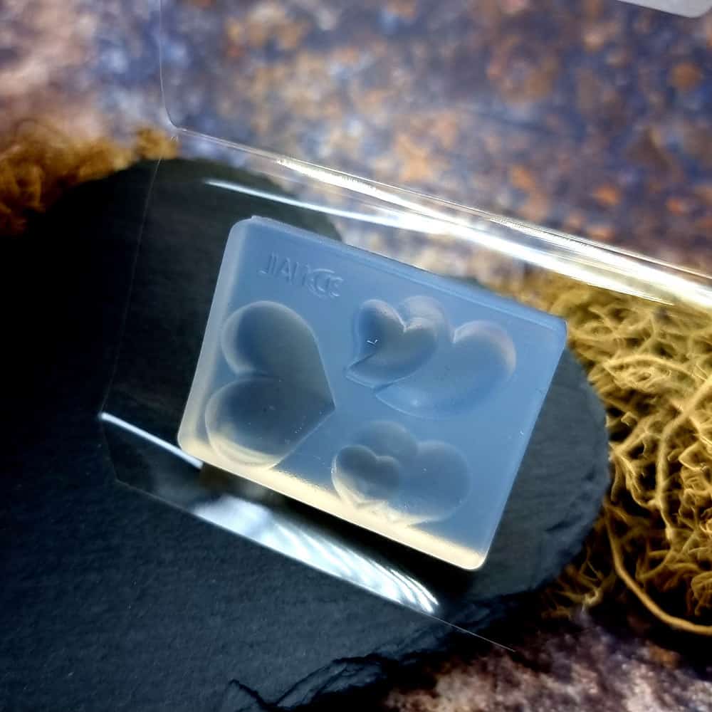 The Hearts - Clear Silicone mold (41469)