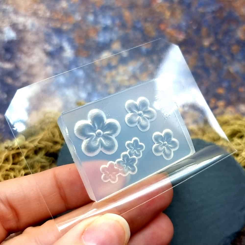 Simple Flowers - Clear Silicone mold (41485)