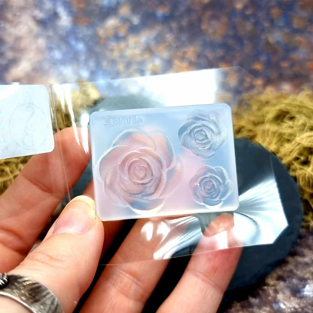 Roses - Clear Silicone mold (41507)