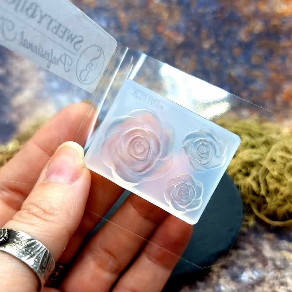 Roses - Clear Silicone mold (41510)