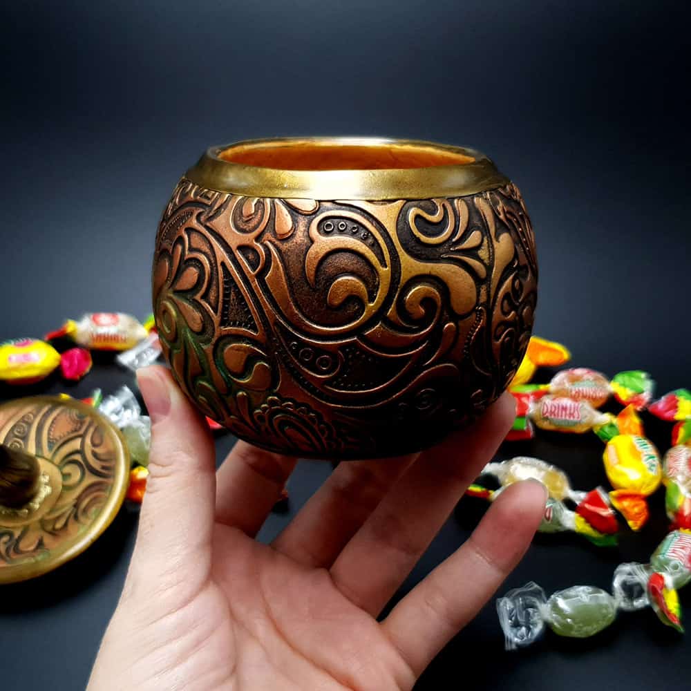 Unique Polymer Clay Candy Pot (42270)