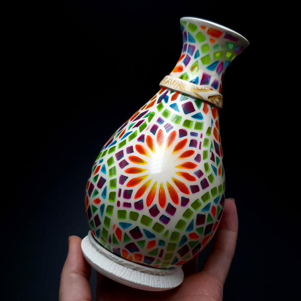 Transparent Vase Candle Holder #42221