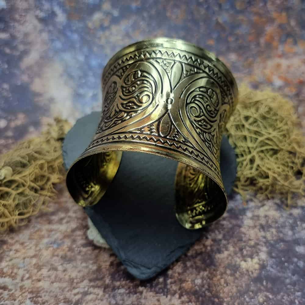 Bronze color Metal Bracelet base #44646