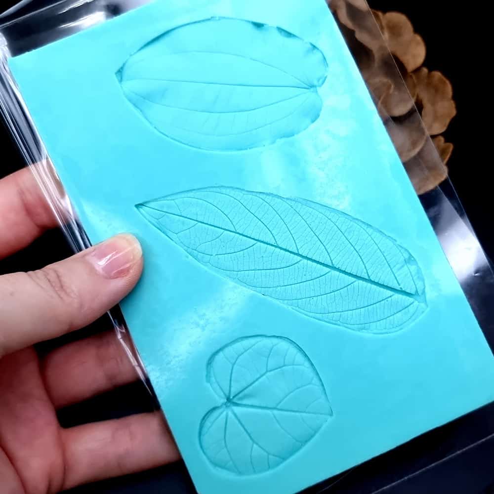 Three Leafs - Silicone Texture (49027)