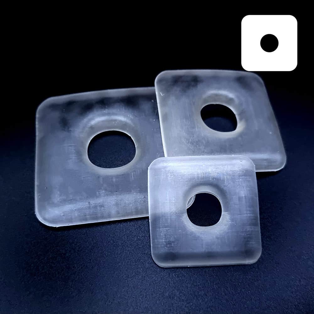 Thin baking blank - Square Central Donut (48787)