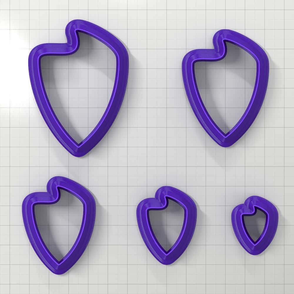 Set of 5 cutters: SHIELD#6 Left (50863)