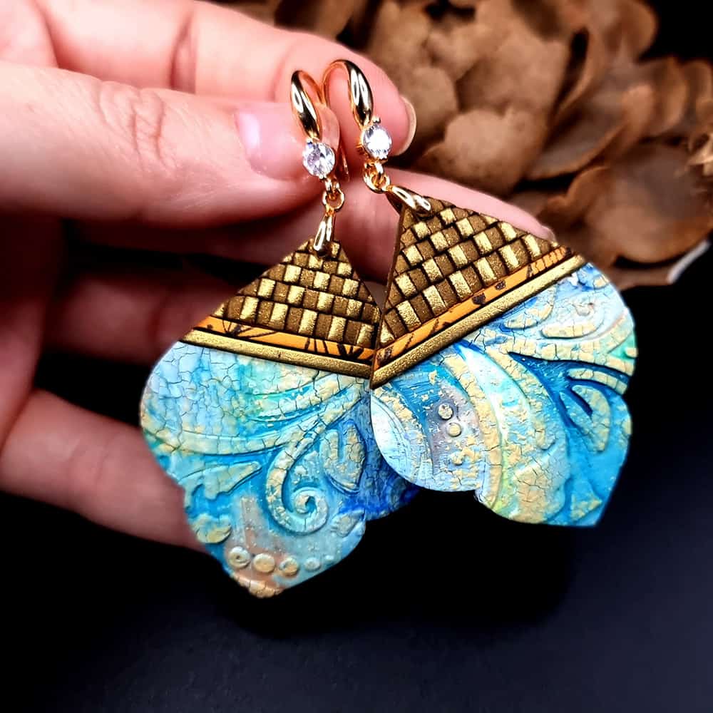 Polymer clay Earrings "Fairy Tales of Morocco" (147985)
