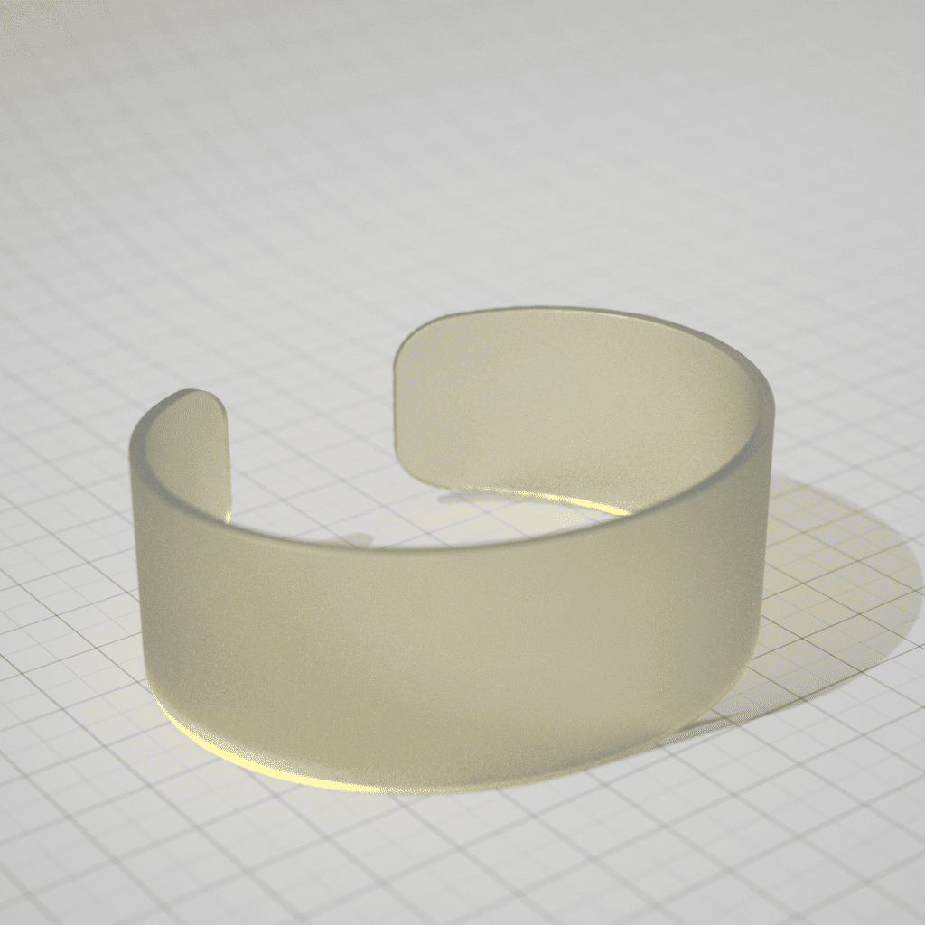 Flat bracelet baking blank - width 30mm #147149