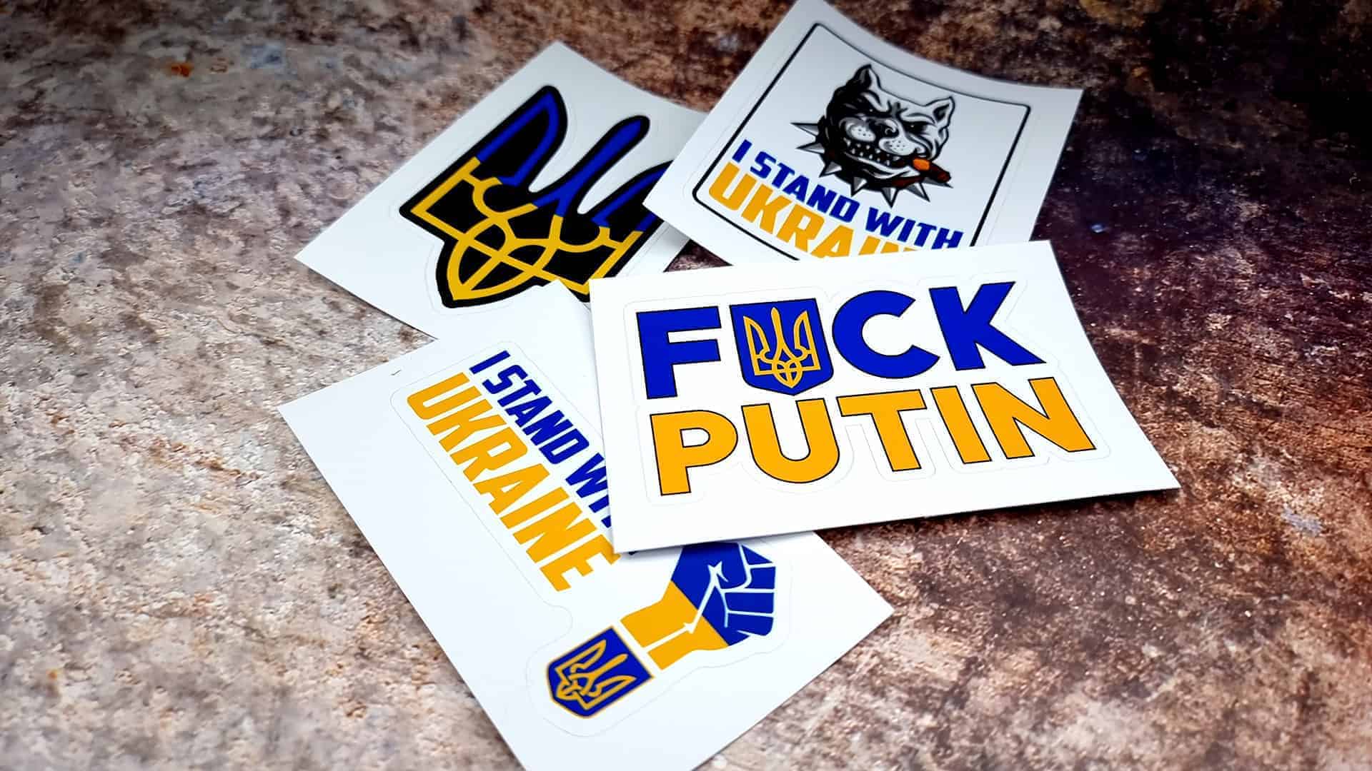 Stand With Ukraine Stickers